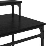vidaXL Miza Črna Orehovina 100 x 50 x 90 cm Konstruiran les | Shoptok.si