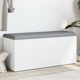  Klupa za pohranu bijela 102 x 42 x 45 cm od konstruiranog drva Cijene