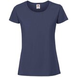 Fruit Of The Loom Granatowa koszulka damska Iconic 195 Ringspun Premium Premium | Shoptok.si