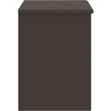 vidaXL Nočna omarica temno rjava 35x30x40 cm trdna borovina | Shoptok.si