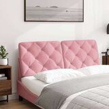vidaXL Vzglavna stranica roza 140 cm žamet | Shoptok.si