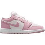 Nike Nizke superge Jordan 1 Low Medium Soft Pink White (GS) Rožnata Cene