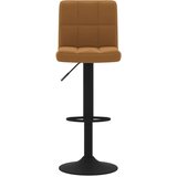 vidaXL Barski stolček rjav žamet, (20968569) | Shoptok.si