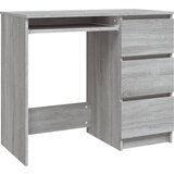 Maison Chic Pisalna miza - pisarniška miza - Računalniška miza siva sonoma 90x45x76 cm konstruiran les, (21785023) Cene