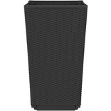 vidaXL Vrtna korita 2 kosa črna 32,5x32,5x57 cm PP | Shoptok.si