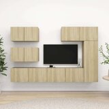  6-dijelni set TV ormarića boja hrasta sonome od iverice | shoptok.hr