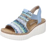 Rieker Sandali pastelno modra / mešane barve | Shoptok.si