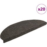 vidaXL Samoljepljivi otirači za stepenice 20 kom antracit 65x21x4 cm Cijene