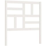 Uzglavlje za krevet bijelo 96 x 4 x 104 cm od masivne borovine | shoptok.hr
