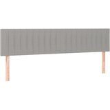  box spring s madracem LED svjetlosivi 180x200 cm tkanina | shoptok.hr