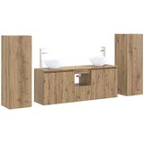 Set namještaja za kupaonicu 5 kom. Hrast artisan | shoptok.hr