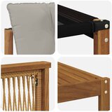  Set vanjskih sofa 7 kom. Prirodna i svjetlosiva | shoptok.hr