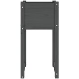 Sadilice 2 kom siva 40x40x81 cm od masivne borovine | shoptok.hr