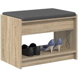  Klupa za hodnik s jastukom Sonoma hrast 63 x 38 x 45 cm | shoptok.hr