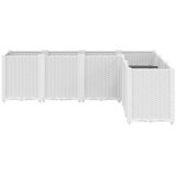  Vrtna sadilica bijela 160 x 120 x 53 cm PP | shoptok.hr