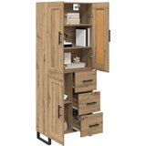  Visok predalnik Umetni hrast 69,5 x 34 x 180 cm Konstruiran les, (5000108597) | Shoptok.si