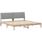  Konstrukcija postelje Rjava 200 x 200 cm Masivno borovo les, (5000084333) | Shoptok.si