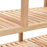 vidaXL Kopalniška polica iz trdne orehovine 100x40x65 cm | Shoptok.si