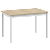 Nesta Jedilna miza 120x75 cm za 4 osebe, podeželski slog, naravni les, za kuhinjo in jedilnico, (5000493599) Slike