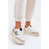 Boto Ladies Sports Shoes On Platform Leopard Beige Lorori | Shoptok.si