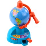 Mini globus sa pokretnim avionom - plavi | shoptok.hr