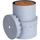 Bigso Box of Sweden Svetlo sive kartonaste škatle s pokrovom za shranjevanje v kompletu 2 ks ø 26x17,5 cm Wilma – | Shoptok.si