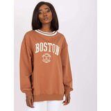 FANCY Sweatshirt-FA-BL-7636.46P-light brown | Shoptok.si