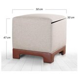 Atelier Del Sofa Tabure Lenover, 50x47x50cm, Krem | Eponuda.ba