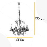 Lesnina XXXL ONLI - Luster na lancu TERESA 5xE14/6W/230V beli | Eponuda.com
