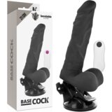 BaseCock ZGLOBNI VIBRATOR Z DALJINSKIM UPRAVLJANJEM ČRN 21 CM ČRNI TALLA 1, (21264011) Cene
