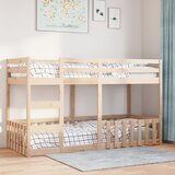 Krevet na kat 80 x 200 cm od masivne borovine | shoptok.hr