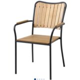 Olimp Sport Baštenska stolica Bistra nature/crna | ePonuda.com