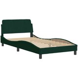  Okvir za krevet Dover tamnozeleni 100x200 cm baršunasti | Eponuda.ba
