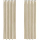  Zavjese za zamračivanje 2 pcs Krema 140 x 245 cm Baršun | shoptok.hr