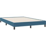 Box Spring krevet bez madracem tamnoplavi 160x220 cm samt | shoptok.hr