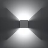 Nice Lamps Bela LED stenska svetilka Pinio – | Shoptok.si
