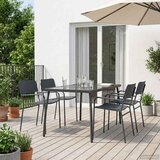  Blagovaonski set 5 kom. Antracit Čelik | shoptok.hr
