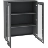  Gornji element za komodu HAMAR tamnosivi 85x35x100 cm borovina | shoptok.hr