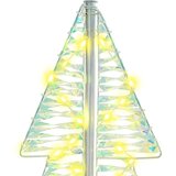 vidaXL Božično drevo med 100 LED Toplo bela 120 cm PET | Shoptok.si