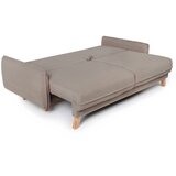 Bonami Selection Smeđe-siva sklopiva/s prostorom za odlaganje sofa od samta 218 cm Tori – | shoptok.hr