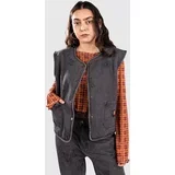Workers Reversible Vest charcoal
