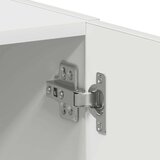 vidaXL Omara za pralni stroj bela 64x24x190 cm inženirski les | Shoptok.si