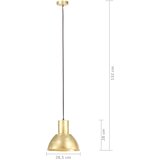  Viseća svjetiljka 25 W mjedena okrugla 28,5 cm E27 | shoptok.hr
