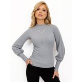 RUE PARIS Blouse-RV-BZ-5223.15-gray | Shoptok.si