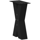  Noge za klubsko mizico v obliki črke X, 2 kosa, črne, 28 x (42-43) cm, jeklo, (22123529) | Shoptok.si