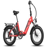 Fafrees električno kolo FF20 polar - 500W motor 2*500WH baterija 110KM dosega - rdeče, (21162593) Cene