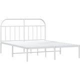  Metalni okvir za krevet s uzglavljem bijeli 180x200 cm | Eponuda.ba