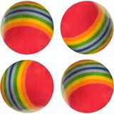 Flamingo rainbow loptice za mačke, 4 komada cene
