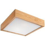 LAMKUR Stropno svetlo OAK SQUARE 1xE27/60W/230V hrast 27,5 cm Cene