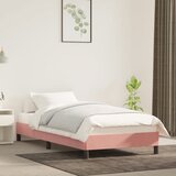  Okvir za krevet ružičasti 90x200 cm baršunasti | shoptok.hr